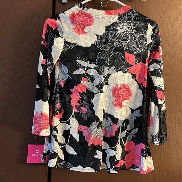 Womens floral print top - Picture 6 of 9